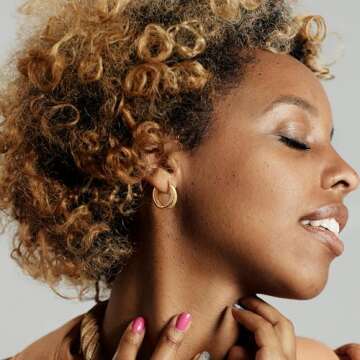 micuco Gold Hoop Earrings for Women - Lightweight & Elegant