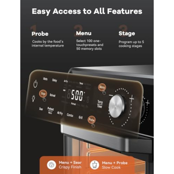 NuWave Primo Grill Oven Combo for Healthy Cooking