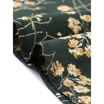 Allegra K Women's Floral Print A-Line Maxi Skirt - Elegant & Comfortable