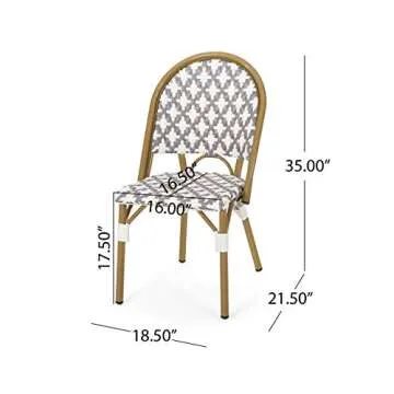 Christopher Knight Home Anastasia Bistro Chairs Set of 2