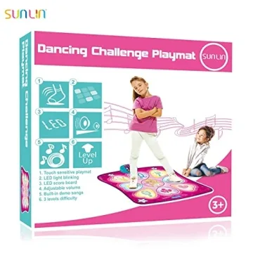 SUNLIN Dance Mat - Fun LED Dance Game Toy for Kids