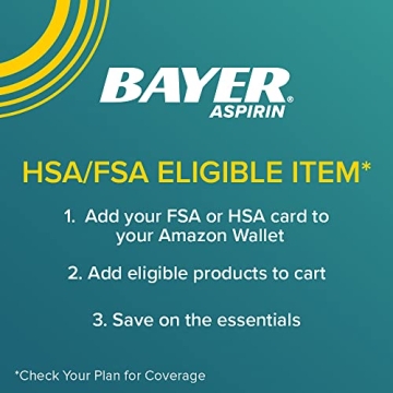 Bayer Aspirin Low Dose 81 mg, Enteric Coated Tablets, Doctor Recommended, Secondary Prevention of Cardiovascular Disease, 300 Safety Coated Tablets