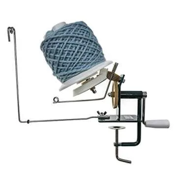 Stanwood Needlecraft Large Metal Yarn/Fiber/Wool/String Ball Winder - 10 oz