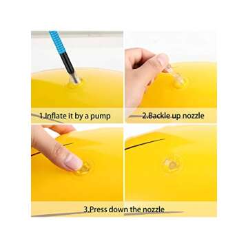 Inflatable Banana Ring Toss Game for Bachelorette Parties and Pool Fun