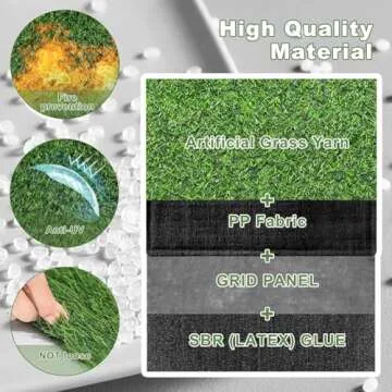 Artificial Grass Table Runners-13 x 48 Inches Faux Grass Table Runner for Golf Themed Party,Synthetic Turf Table Runner for Wedding Party, Birthday, Banquet, Baby Shower, Home Decor