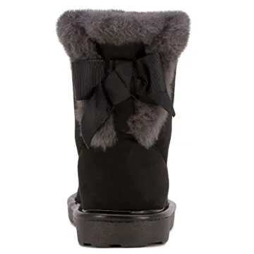Chic London Fog Toddler Girls Winter Boots for Comfort