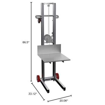 Vestil ALLW-2020-FW Aluminum Lite Load Lift Winch for Heavy Loads