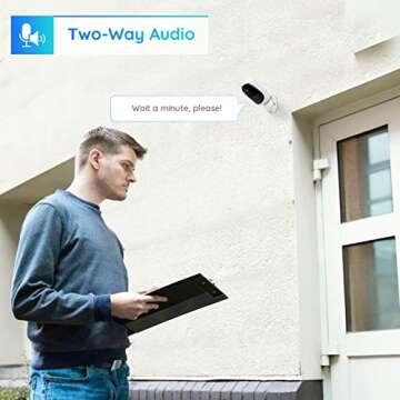 REOLINK Security Camera Outdoor, Wireless Rechargable Battery Powered, 1080P Starlight Night Vision, PIR Motion Video for Home Surveillance (1 Pack)