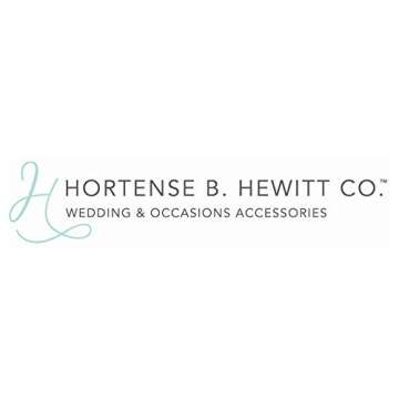 Hortense B. Hewitt Wedding Accessories Fabric Aisle Runner, 100-Feet Long, White Two Shall Become One (30045)