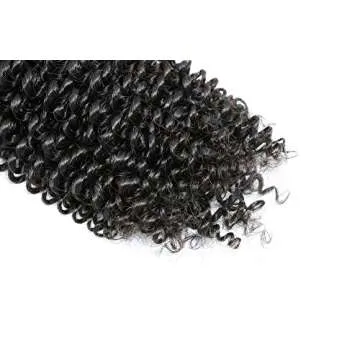 14" 7PCS 120g Kinky Curly Hair Clip In Hair Extensions Human Hair Double Weft Brazilian Virgin Hair Full Head Clip In Remy Human Hair Extensions for Africa America Black Women