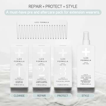 ILES FORMULA Haute Performance Curl Reviver Spray - Anti-Frizz & Anti-Humidity Leave-In Conditioning Serum - Defines, Adds Texture, Style Curly or Wavy Hair, 6.8 Fl Oz (200 ML)