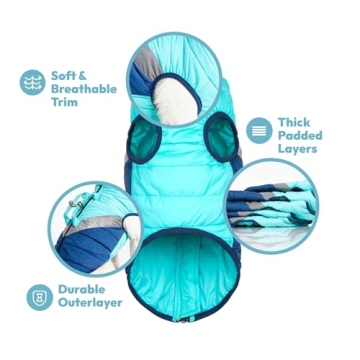 Gooby Mountaineer Dog Jacket for Small Dogs - Warm & Easily Washable