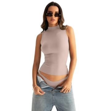 EasyGala Double Lined Fitted Tank Top for Stylish Women