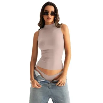 EasyGala Double Lined Fitted Tank Top for Stylish Women