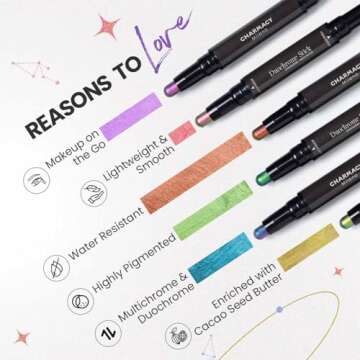 CHARMACY Multichrome Cream Eyeshadow Stick - 2 In 1