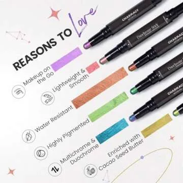 CHARMACY Multichrome Cream Eyeshadow Stick - 2 In 1