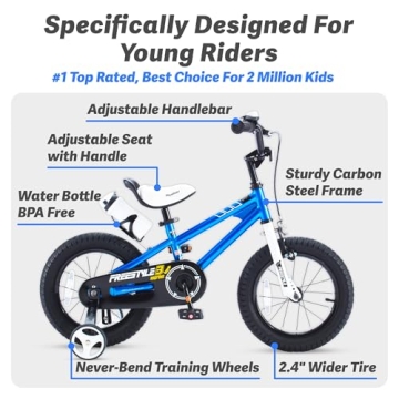 RoyalBaby Freestyle Kids Bike 14 Inch for Ages 3-5
