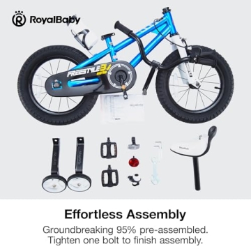 RoyalBaby Freestyle Kids Bike 14 Inch for Ages 3-5