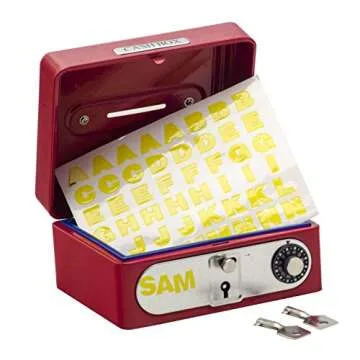 Schylling Locking Cash Box - Secure Storage for Kids' Treasures