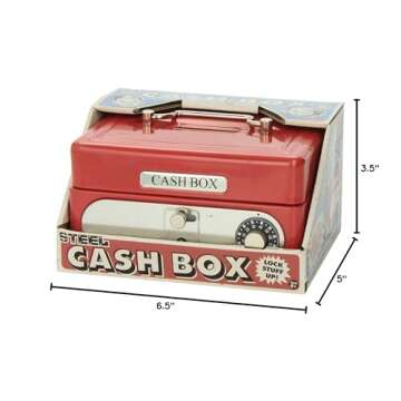 Schylling Locking Cash Box Red, 1 EA