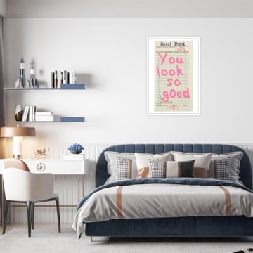 Drimiler Trendy Retro Preppy Canvas Wall Art - Inspirational Decor