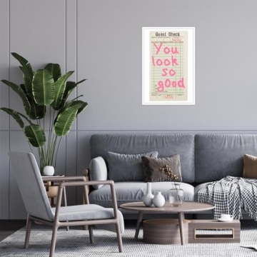 Drimiler Trendy Retro Preppy Canvas Wall Art - Inspirational Decor