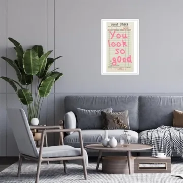 Drimiler Trendy Retro Preppy Canvas Wall Art - Inspirational Decor