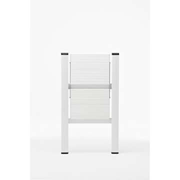 Hasegawa Ladders Slim Step Stool, 2, White