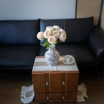 DUYONE Real Touch Artificial Flowers for Home Decor