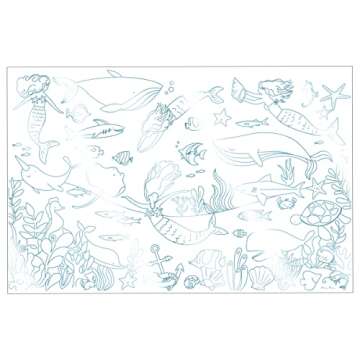Meri Meri Mermaid Coloring Posters (Pack of 2)
