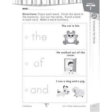 180 Days of High-Frequency Words for Kindergarten - Learn to Read Kindergarten Workbook - Improves Sight Words Recognition and Reading Comprehension for Grade K, Ages 4 to 6 (180 Days of Practice)