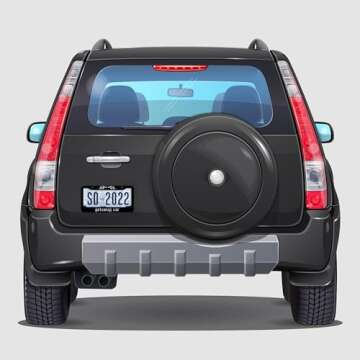 Getaway Car License Plate Frame,2 Pack License Plate Frame Car Universal Stainless Steel Accessories Cars Decor 2 Holes Screws Fits Standard US Vehicles Size