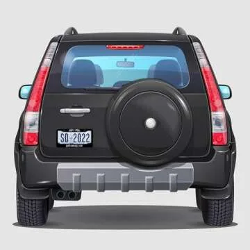 Stylish Getaway Car License Plate Frame 2-Pack