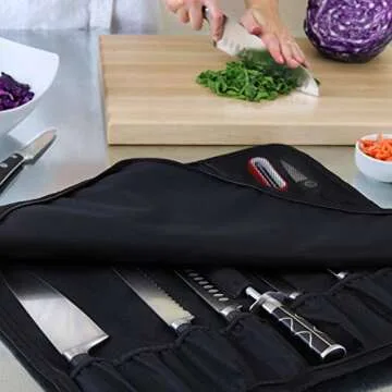 Chef Knife Bag: Padded & Versatile for Chefs and Home Cooks
