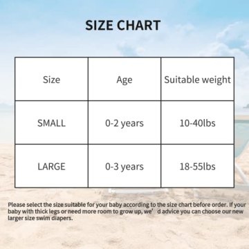 Durable Adjustable ALVABABY Swim Diapers for Toddlers