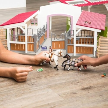 Explore Creativity with Schleich 97-Piece Riding Center Playset