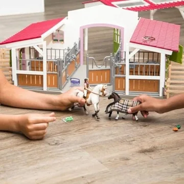 Explore Creativity with Schleich 97-Piece Riding Center Playset
