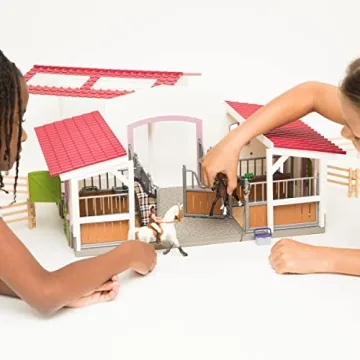 Explore Creativity with Schleich 97-Piece Riding Center Playset