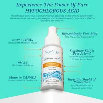 BioForce HOCl Hypochlorous Acid Spray - Travel Size