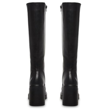 SOVANYOU Stylish Black Knee High Platform Boots for Women