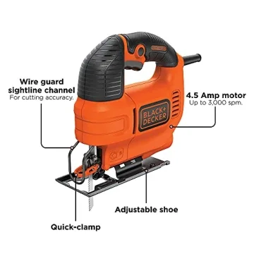 BLACK+DECKER Jig Saw for Precision Cutting