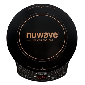 NuWave Gold Portable Induction Cooktop Fast Efficient Cooking