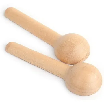 Tebery 60PCS Mini Wooden Spoons for Cooking and Crafting