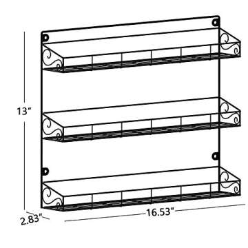 Versatile Wall Mount Spice Racks for Modern Homes