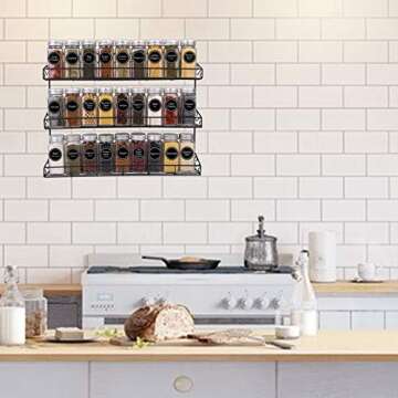 Versatile Wall Mount Spice Racks for Modern Homes