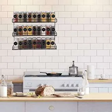 Versatile Wall Mount Spice Racks for Modern Homes