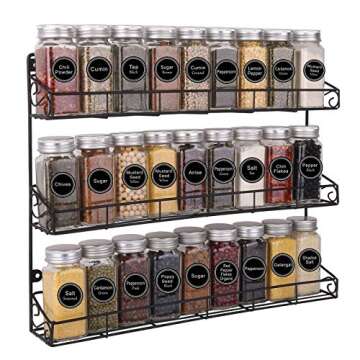 Versatile Wall Mount Spice Racks for Modern Homes