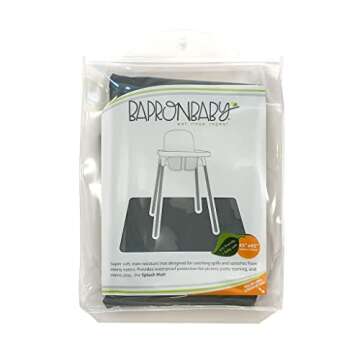 BapronBaby Slate Splash Mat - Waterproof & Portable