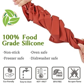 JOERSH Granola Bar Molds for Delicious Healthy Snacks