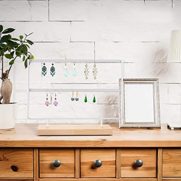 Stylish VERGILIUS Jewelry Earring Holder - 46 Holes